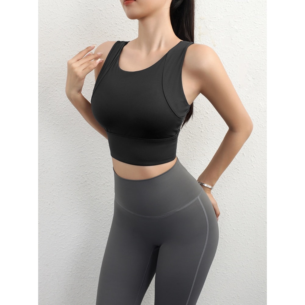 Sexy Women's Sports Bra Top, Tight Elastic Gym Sports Bra, Yoga Crop Top, Stretch Women Sports Underwear for Active Wear
