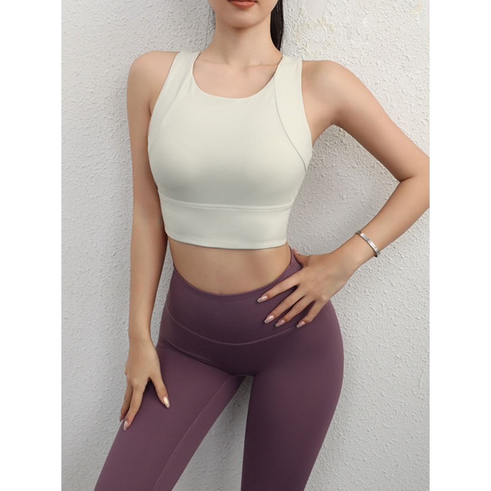 Sexy Women's Sports Bra Top, Tight Elastic Gym Sports Bra, Yoga Crop Top, Stretch Women Sports Underwear for Active Wear