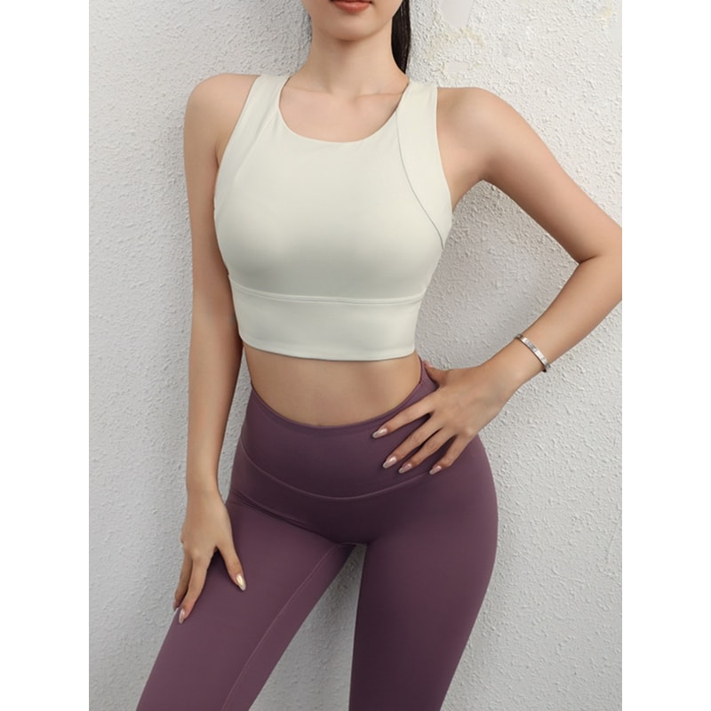 Sexy Women's Sports Bra Top, Tight Elastic Gym Sports Bra, Yoga Crop Top, Stretch Women Sports Underwear for Active Wear