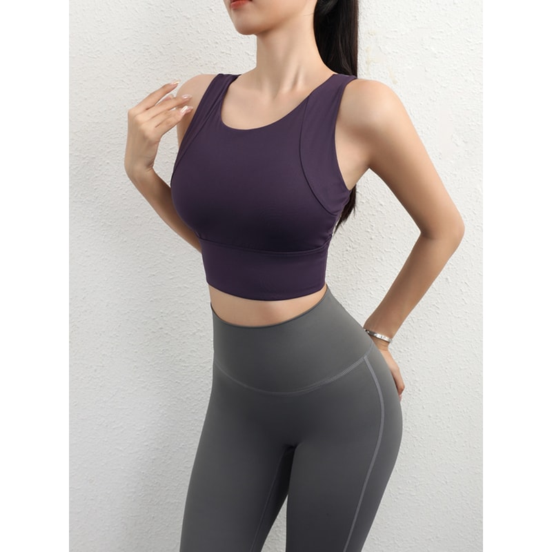 Sexy Women's Sports Bra Top, Tight Elastic Gym Sports Bra, Yoga Crop Top, Stretch Women Sports Underwear for Active Wear