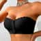 Front Button Underwear Bra, No Underwire, Smoth Breathable Comfortable Solid Color, Gathering, Invisible Women Underwear