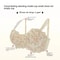 Small Breasts Gathered Women's Underwear, Flat Chest Collection, Side Breast Anti-sagging, No Steel Ring, Embossed Women