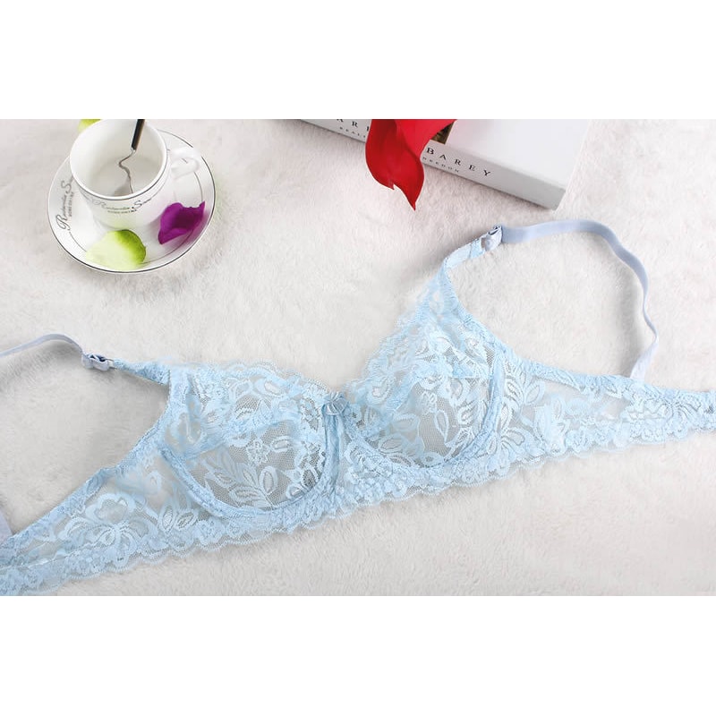 Summer Push Up Bra Breathable Lace Bras Sexy Underwear For Women Bralette Lingerie Intimates Ropa I