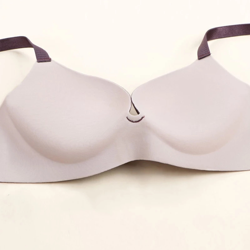 Fashion Alphabet Print Bra, Womens One-Piece Bralette, Seamless, Breathable, No Steel Ring, Sleep Brassiere for Comfort