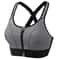 Front Zipper Adjustable Strap Shockproof Sports Bra For Women Elastic Fitness Athletic Brassiere Sl 10
