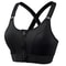 Front Zipper Adjustable Strap Shockproof Sports Bra For Women Elastic Fitness Athletic Brassiere Sl 6