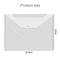 File Bags Transparent Plastic LargeCapacity Waterproof Storage SnapOn Type Test Paper Organizer For 1