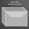 File Bags Transparent Plastic LargeCapacity Waterproof Storage SnapOn Type Test Paper Organizer For 9
