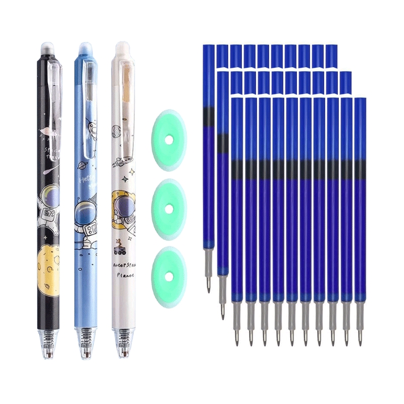 Gel Pen Kawaii Erasable Pen, Magic Erasable Pen, Creative Drawing Tools, Suitable Refills for School Office Stationery