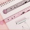 Cute Cat Paw Design Straight Ruler, Measurement and Drawing Function, Student Office Stationery Supplies
