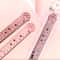 Cute Cat Paw Design Straight Ruler, Measurement and Drawing Function, Student Office Stationery Supplies