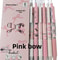 Pink Bowknot Quick-Dry Gel Pens, Fine Point, Smooth Writing for Office and School Supplies, Perfect for Everyday Use