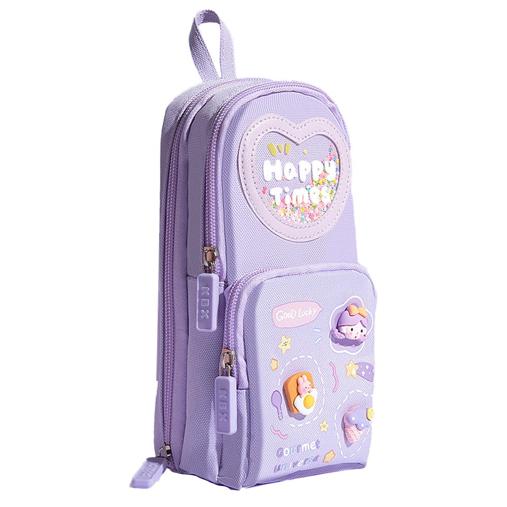 High Appearance Level Largecapacity Schoolbag And Pen Case Primary School Stationery Bag And Box Mu 6