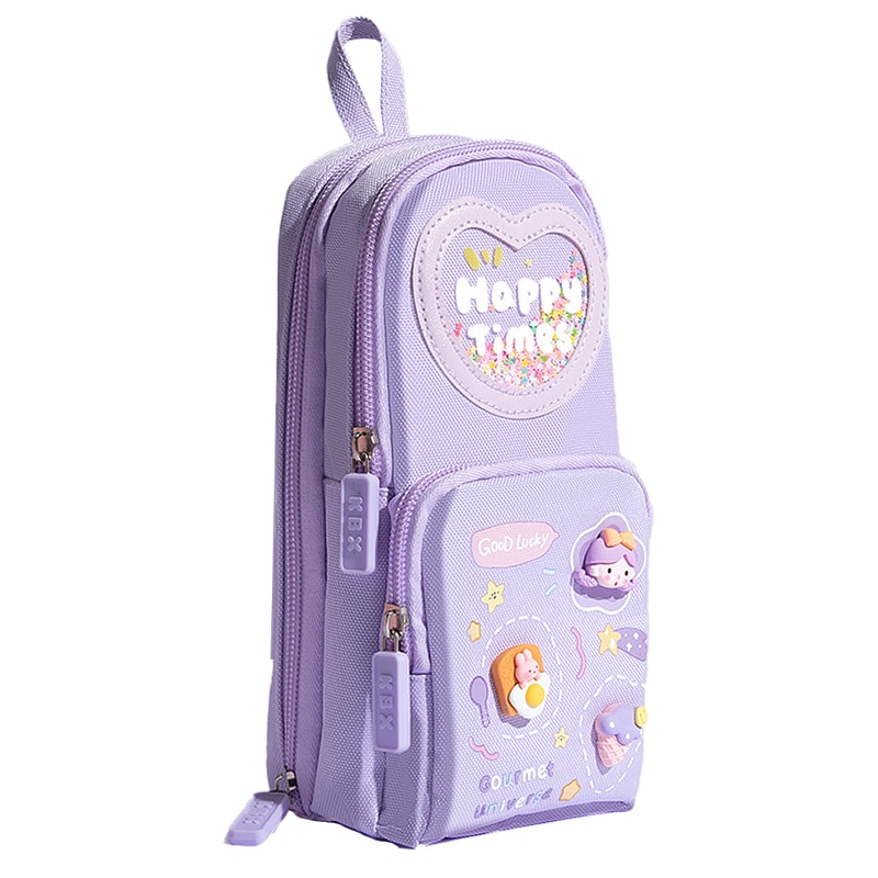High Appearance Level Largecapacity Schoolbag And Pen Case Primary School Stationery Bag And Box Mu 6