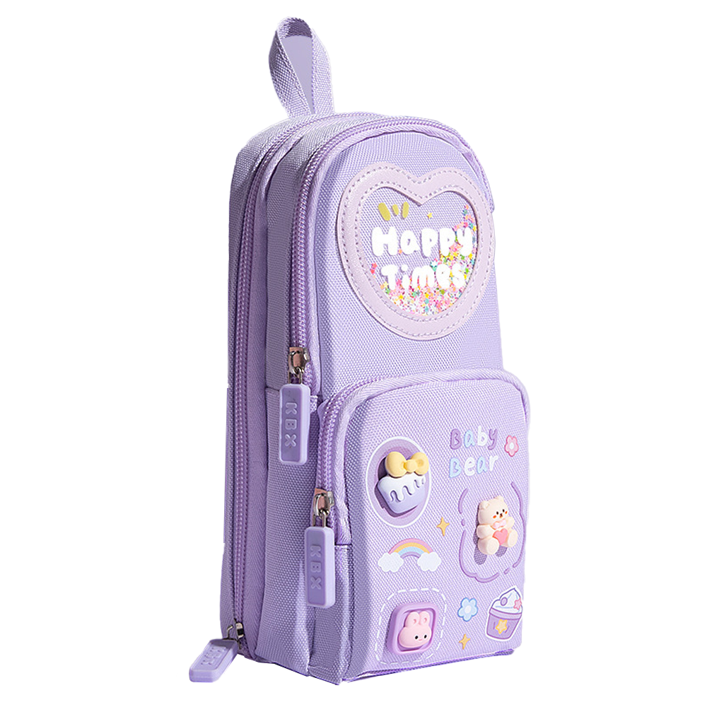 High Appearance Level Largecapacity Schoolbag And Pen Case Primary School Stationery Bag And Box Mu 7