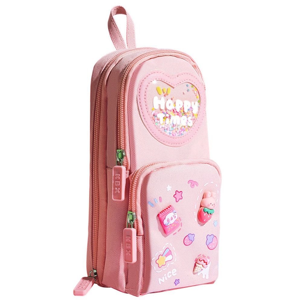 High Appearance Level Largecapacity Schoolbag And Pen Case Primary School Stationery Bag And Box Mu 8