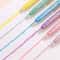 Glitter Effects Color Gel Pen Set Student Writing Pen Painting Highlight Take Note Handbook School 4