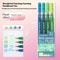 Glitter Effects Color Gel Pen Set Student Writing Pen Painting Highlight Take Note Handbook School 11