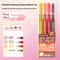 Glitter Effects Color Gel Pen Set Student Writing Pen Painting Highlight Take Note Handbook School 12