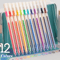 Colors Gel Pens Set, Smooth Writing Pens, Vibrant Colors for Student Study, Diaries, Crafts, Back to School Supplies