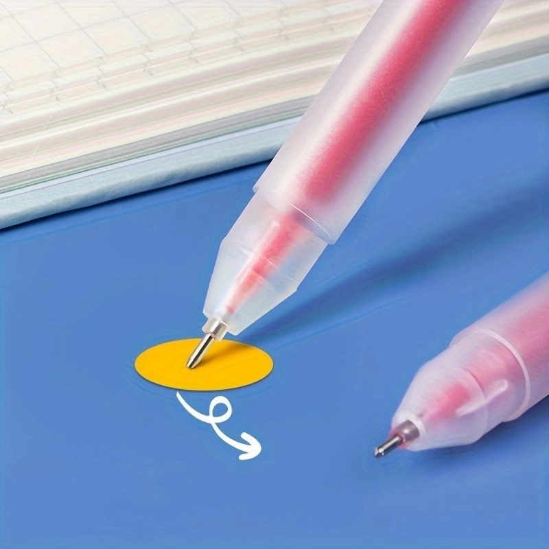 Colors Gel Pens Set, Smooth Writing Pens, Vibrant Colors for Student Study, Diaries, Crafts, Back to School Supplies