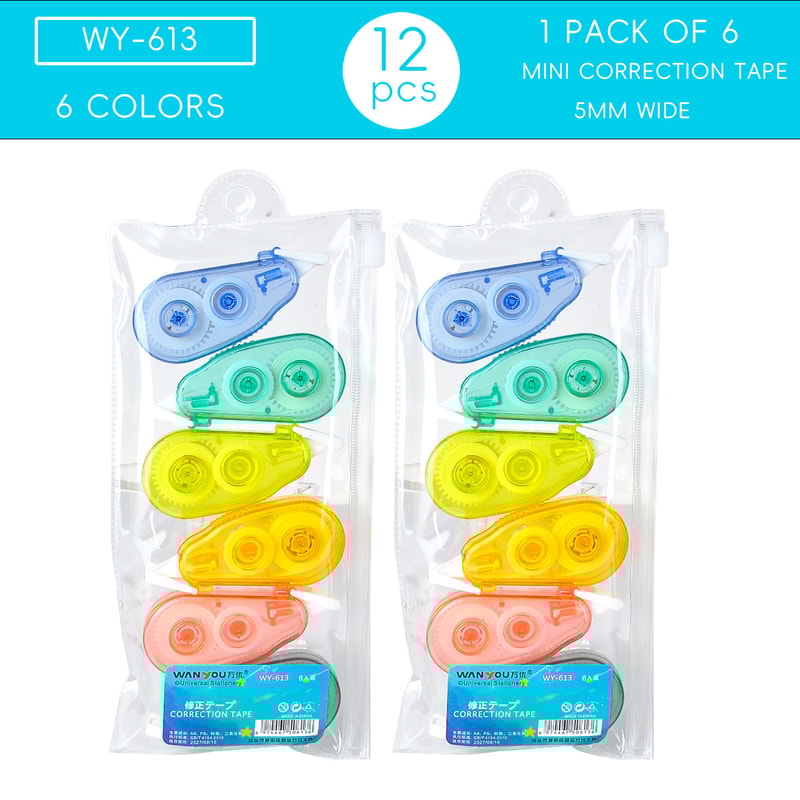 Mini Instant Correction Tape For School Office Instant Fix Reliable Stationery Supplies For Writing 7