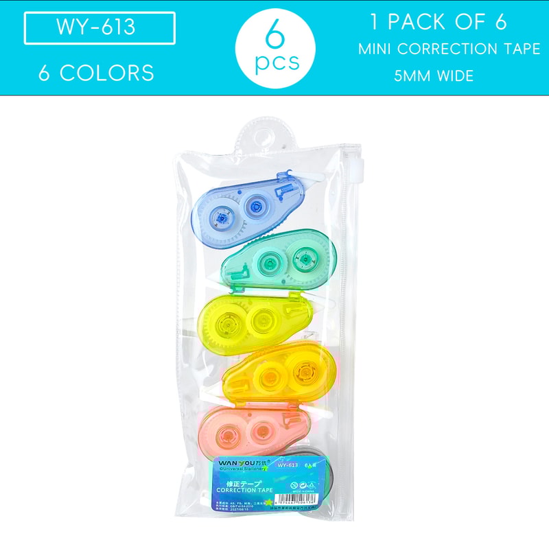 Mini Instant Correction Tape For School Office Instant Fix Reliable Stationery Supplies For Writing 6