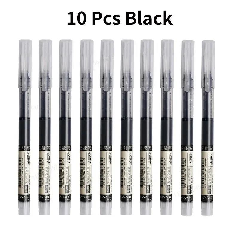 Gel Pens Needle Type Gel Ink Pens For School Office Writing Stationery Straight Liquid Ballpoint Pe 6