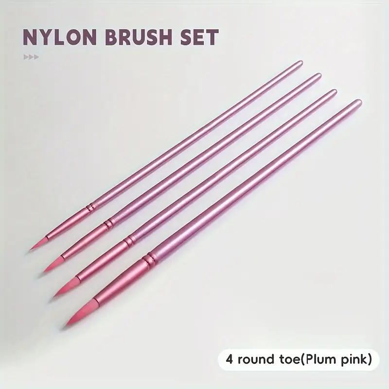 Premium Brush Set, Sharp and Flat Watercolor Brushes, Nylon Hair Acrylic Brushes, Painting Supplies for Artists