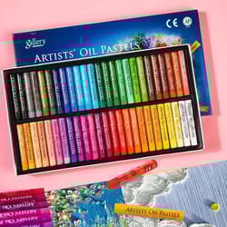 artist oil pastel set colors, professional painting drawing graffiti art crayons, washable, non toxic round sticks