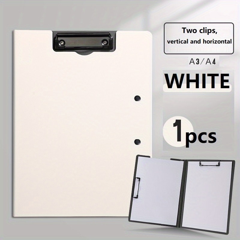 File Folders, Documents Organizer, Clipboard Writing Cover, Paper Folder for Business School, Stationery Office Supplies