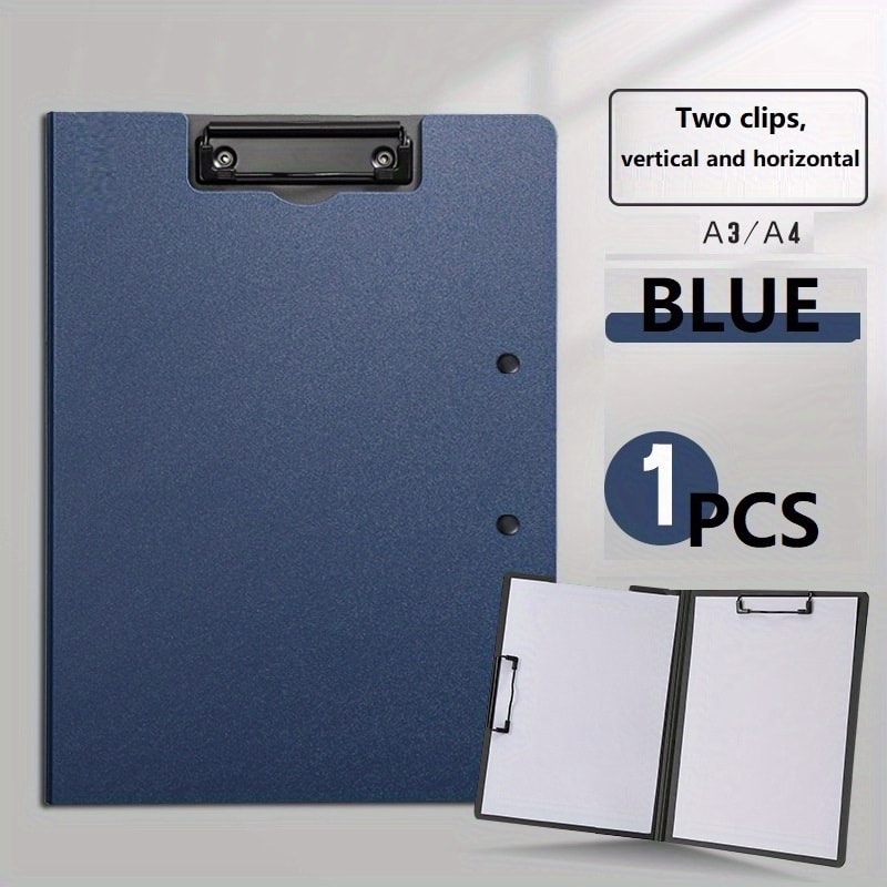 File Folders, Documents Organizer, Clipboard Writing Cover, Paper Folder for Business School, Stationery Office Supplies