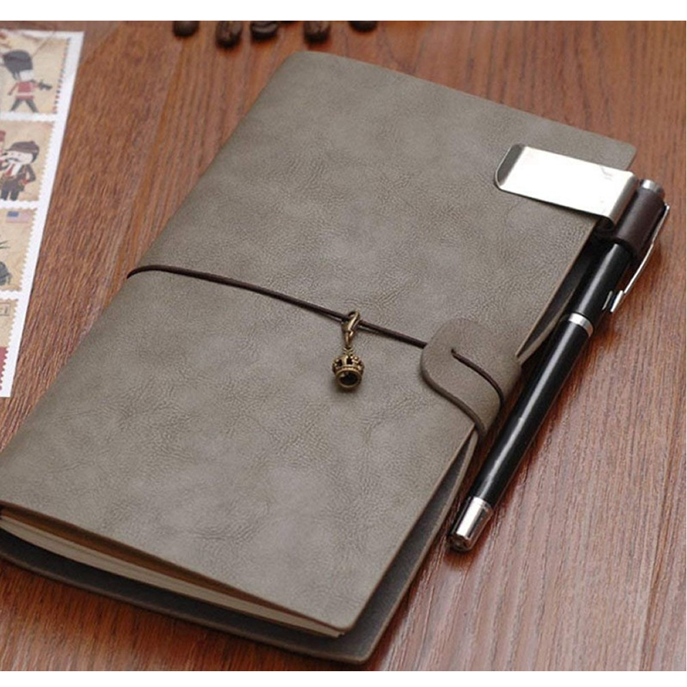 Pen Loop For Notebook, Retro Leather Journal, Pencil Holder Bookmark With Metal Clip, Leather Pen Holder For Journals