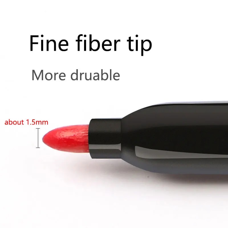 Permanent Marker Pen Manga Drawing Markers Black Blue Red Waterproof Ink Sketch Pes Stationery Art