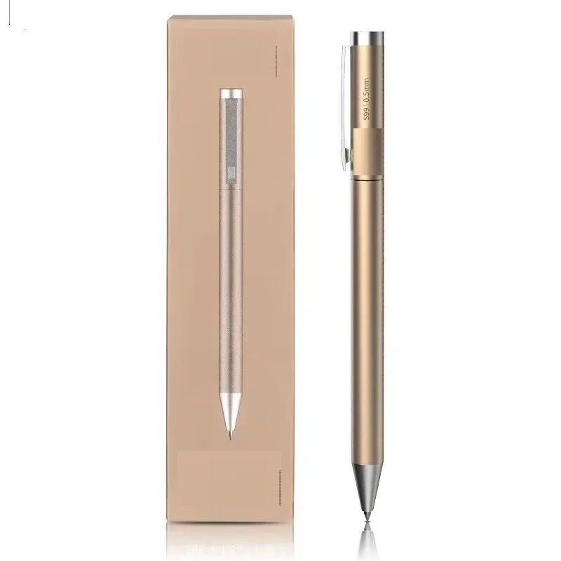 Metal Sign Pen Gel Ink Pens Golden Silver Color Metallic Writing Pen Office Supplies 6