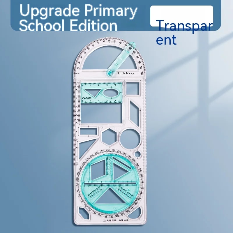 Multifunctional Geometric Function Ruler Set Mathematic Drawing Template Measuring Tool For Art Stu 18