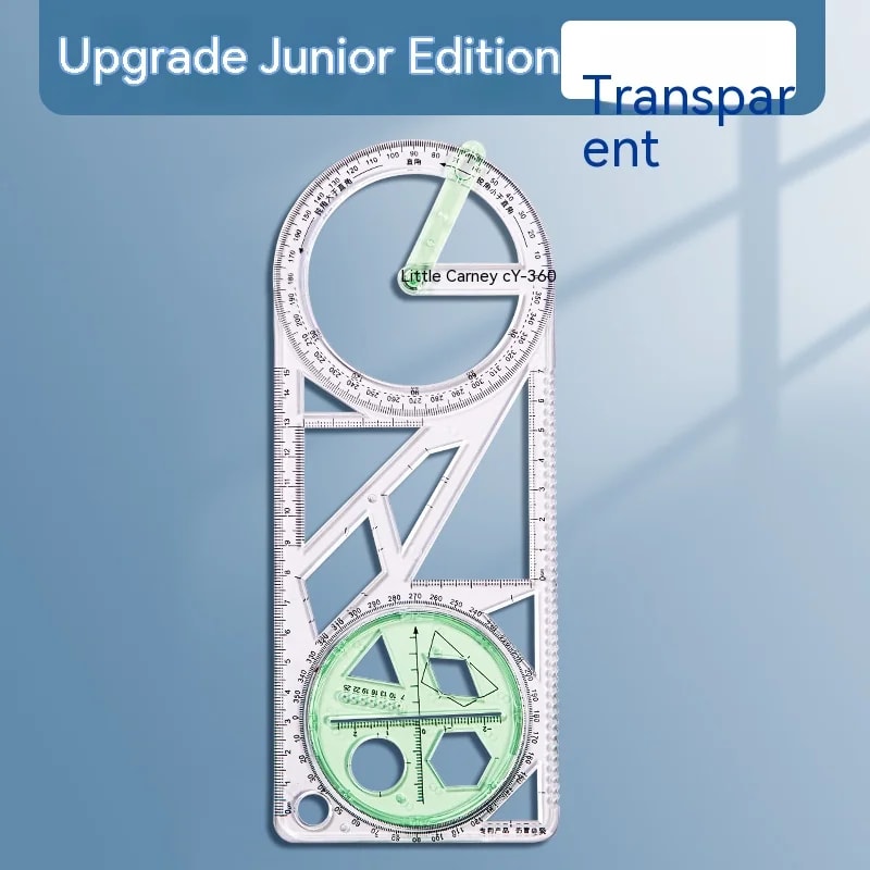 Multifunctional Geometric Function Ruler Set Mathematic Drawing Template Measuring Tool For Art Stu 19