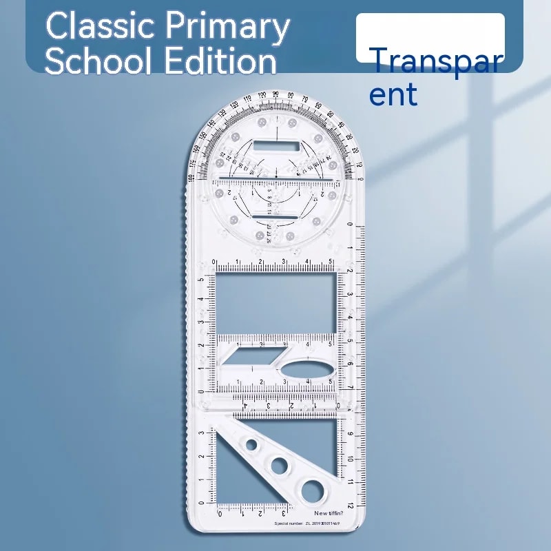 Multifunctional Geometric Function Ruler Set Mathematic Drawing Template Measuring Tool For Art Stu 20