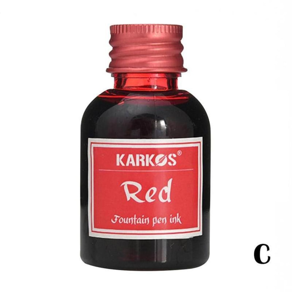 Pure Colorful Fountain Pen Ink, High-Quality Refilling Ink for Calligraphy, Stationery Writing Ink for School Use