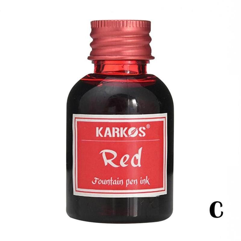 Pure Colorful Fountain Pen Ink, High-Quality Refilling Ink for Calligraphy, Stationery Writing Ink for School Use