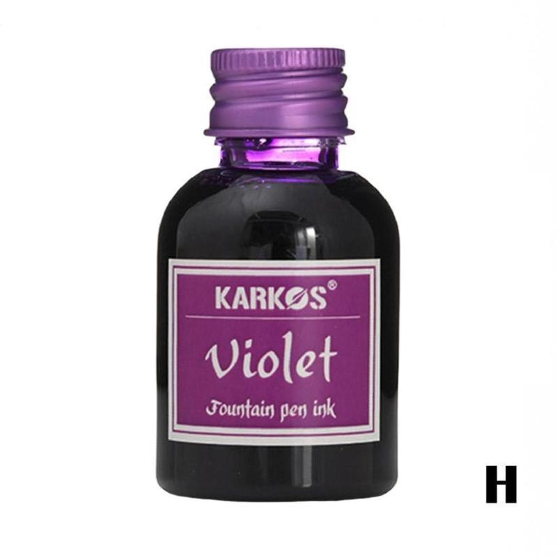 Pure Colorful Fountain Pen Ink, High-Quality Refilling Ink for Calligraphy, Stationery Writing Ink for School Use