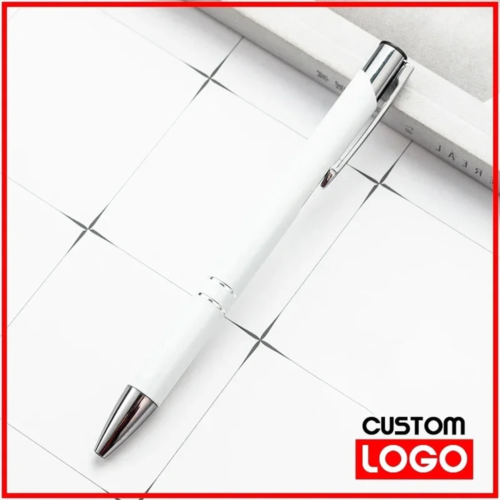 Custom Ballpoint Pens Metal Ball Pen With Logo Print Personalized Advertising Pen For Business Cust 1