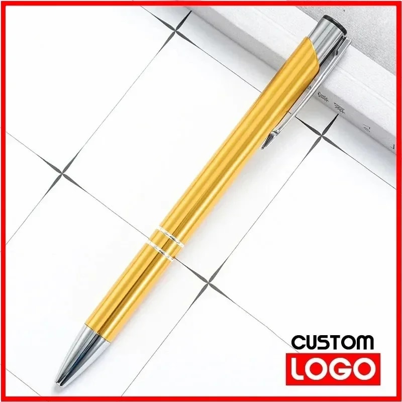 Custom Ballpoint Pens Metal Ball Pen With Logo Print Personalized Advertising Pen For Business Cust 4
