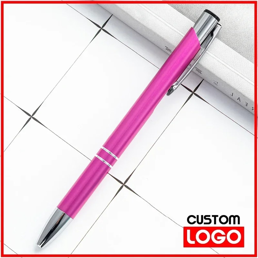 Custom Ballpoint Pens Metal Ball Pen With Logo Print Personalized Advertising Pen For Business Cust 7