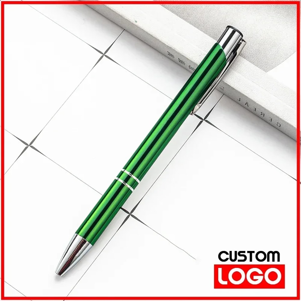 Custom Ballpoint Pens Metal Ball Pen With Logo Print Personalized Advertising Pen For Business Cust 9