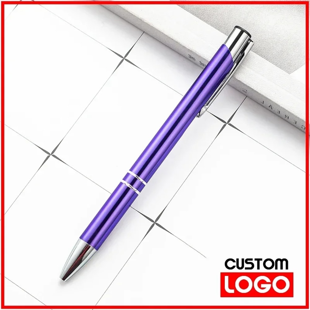 Custom Ballpoint Pens Metal Ball Pen With Logo Print Personalized Advertising Pen For Business Cust 10