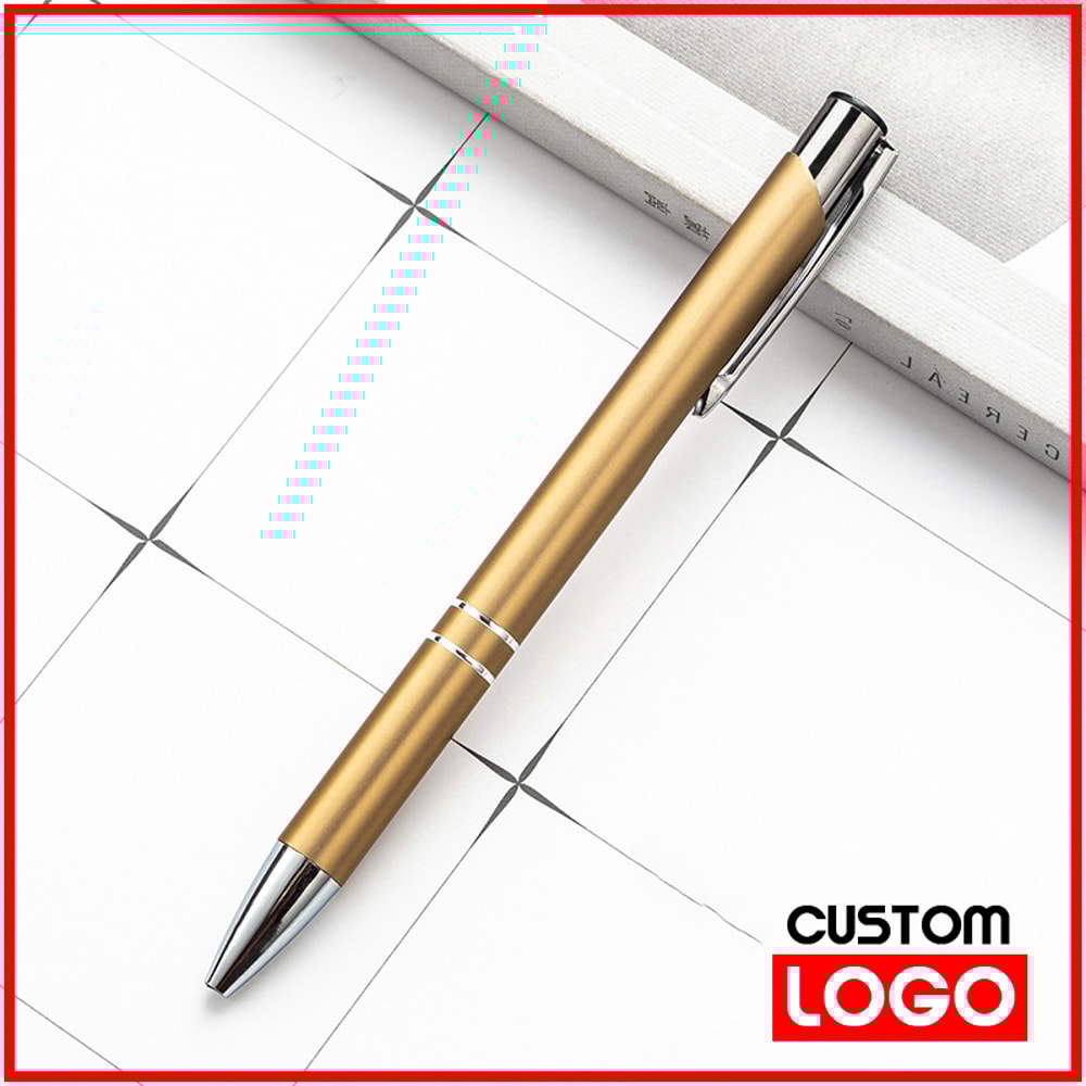 Custom Ballpoint Pens Metal Ball Pen With Logo Print Personalized Advertising Pen For Business Cust 11