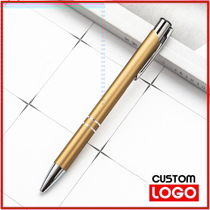 Custom Ballpoint Pens Metal Ball Pen With Logo Print Personalized Advertising Pen For Business Cust 11