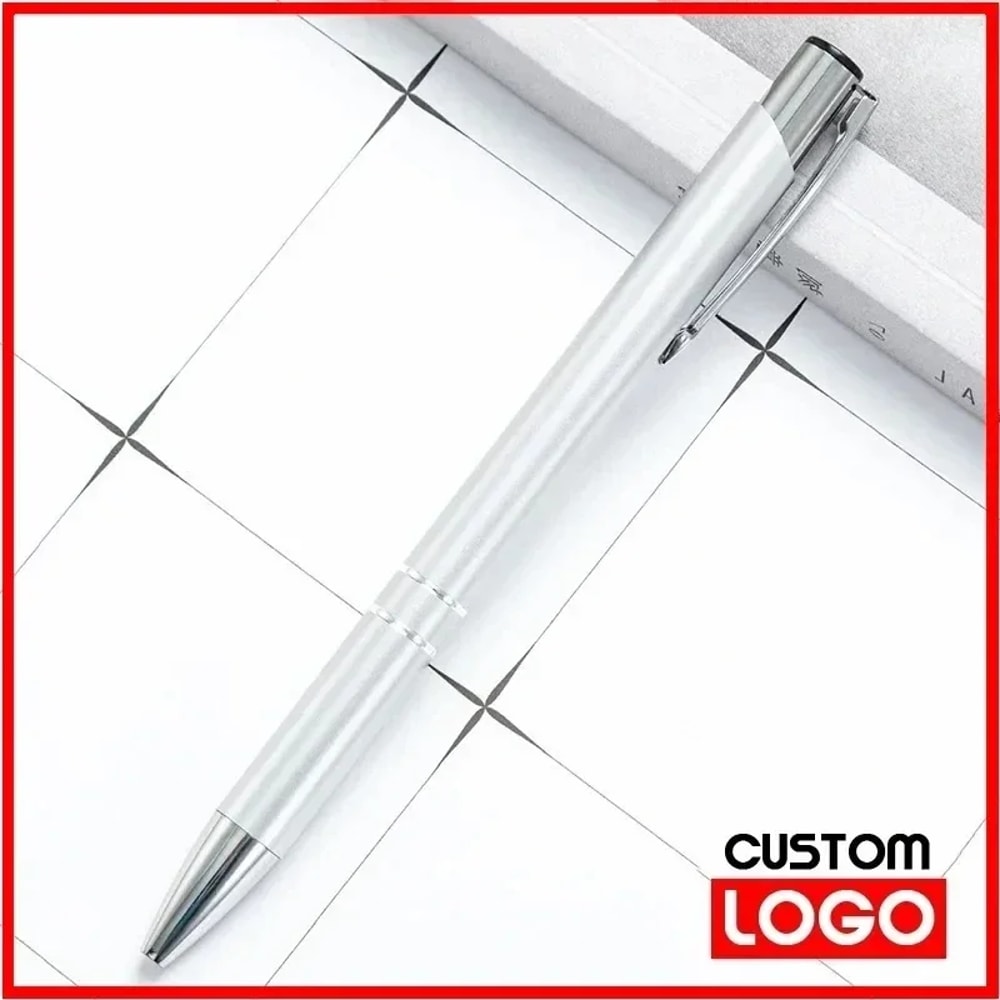 Custom Ballpoint Pens Metal Ball Pen With Logo Print Personalized Advertising Pen For Business Cust 12