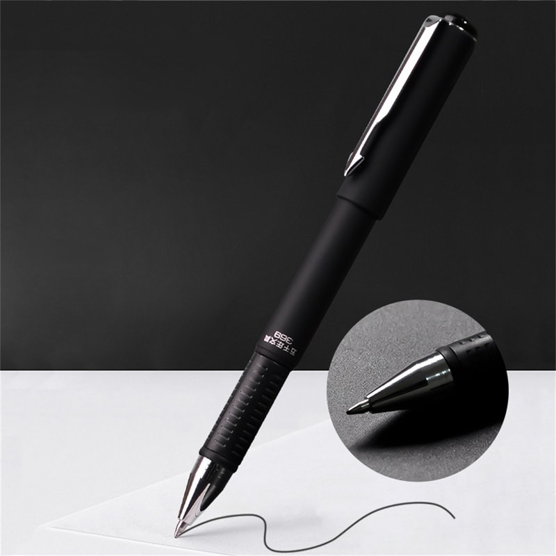 Ballpoint Pen Frosted Titanium Steel Large Capacity NeutralPen Super Smooth Writing Pen For Student 1